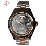 ROLEX BLACK SEMI GOLDEN