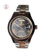 ROLEX BLACK SEMI GOLDEN