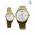 HALEI COUPLE WATCH WHITE GOLDEN