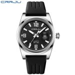 CRRJU 5027 Silicon Band Date Simple Casual Men's Watch - Image 3