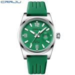 CRRJU 5027 Silicon Band Date Simple Casual Men's Watch - Image 2