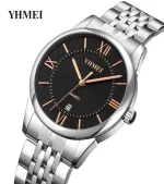 YHMEI 0204 Classic Quartz Stainless Steel Men’s Watch - Image 6