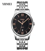 YHMEI 0204 Classic Quartz Stainless Steel Men’s Watch - Image 2