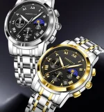 TISSELLY 6619 Quartz Classic Stainless Steel Men’s Watch - Image 2