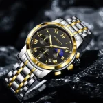 TISSELLY 6619 Quartz Classic Stainless Steel Men’s Watch - Image 4