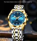 TRSOYE 6609 Stainless Steel Active Chronograph Men’s Watch - Image 3