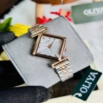 OLIYA 6819 Stainless Steel Women's Watch - Rose Gold & White